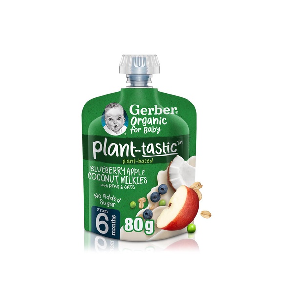 Gerber Blueberry Apple Coconut Milkies Baby Food 80g (6+ Months)