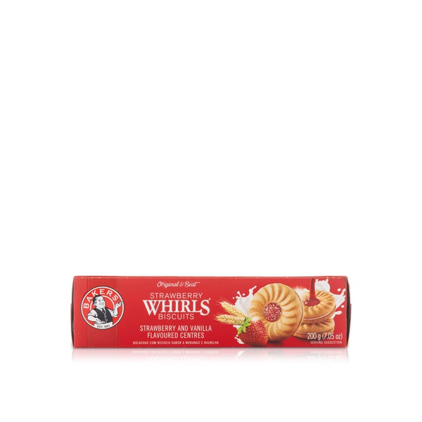 Bakers Strawberry Whirls 200g