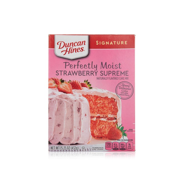 Duncan Hines Siganture Strawberry Supreme Cake Mix 432g