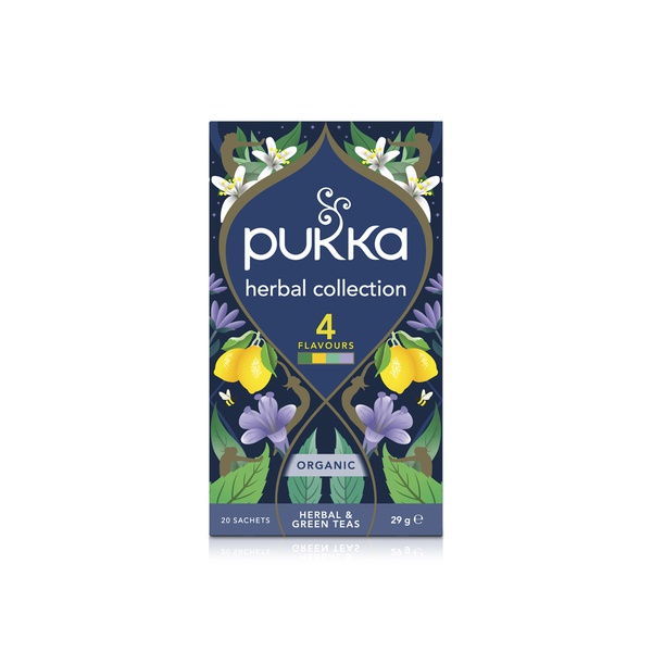 Pukka Organic 4 Flavour Herbal Collection Tea Sachets 29g x20