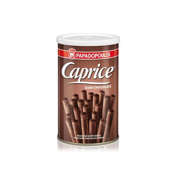 Caprice Dark Chocolate Wafer Rolls 115g