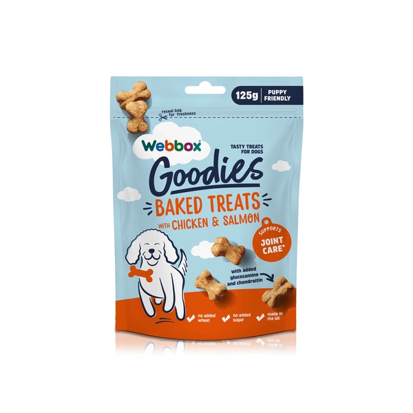 Webbox Goodies Baked Treats with Chicken & Salmon 125g