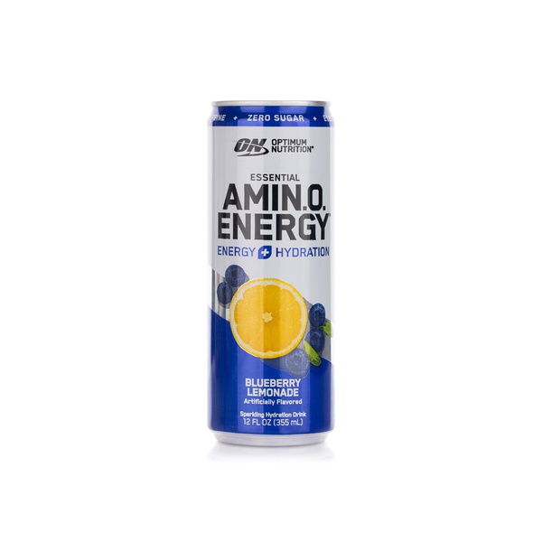 Optimum Nutrition Sparkling Amino Energy Drink Blueberry Lemonade 355ml