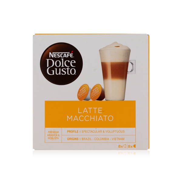 Nescafe Dolce Gusto Latte Macchiato Coffee Pods 16 Capsules 183.2g