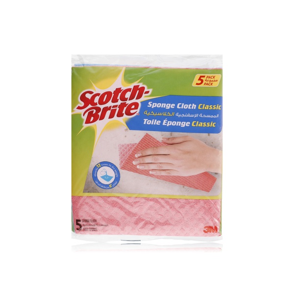 اشتري Scotch Brite classic sponge cloth x5p في الامارات