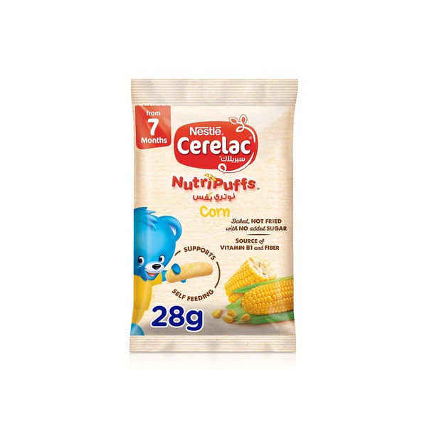 Nestlé Cerelac NutriPuffs Corn Snacks 28g (7+ Months)