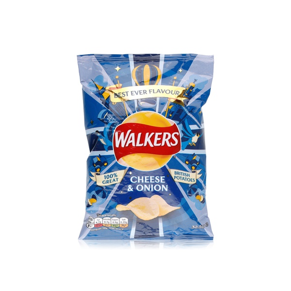 Walkers Cheese & Onion Crisps 32.5g