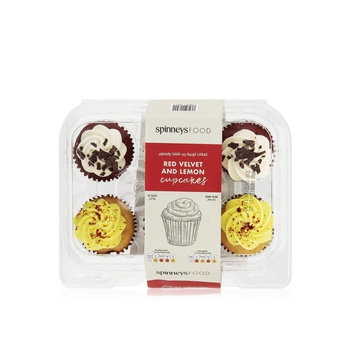 Spinneysfood Red Velvet and Lemon Cupcakes 270g