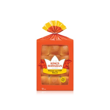 Kings Hawaiian Savoury Butter Rolls 340g