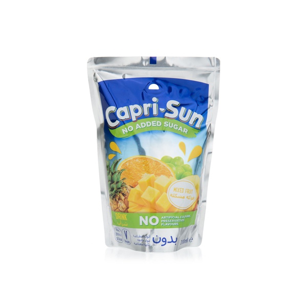 اشتري Capri Sun no added sugar fruit mix juice 200ml في الامارات