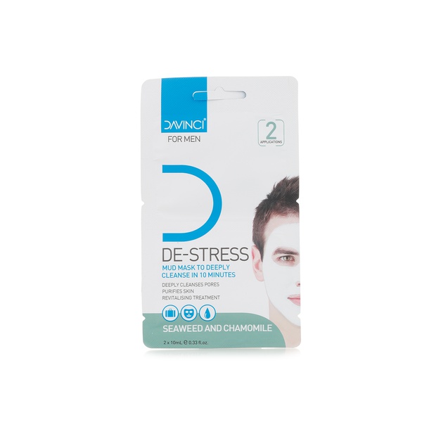 Buy Davinci mens destress mud mask 20ml in UAE