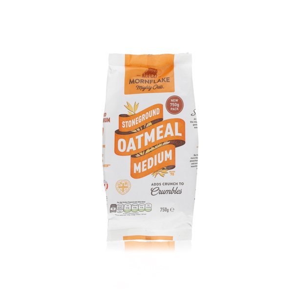 Buy Mornflake medium stoneground oatmeal 750g in UAE