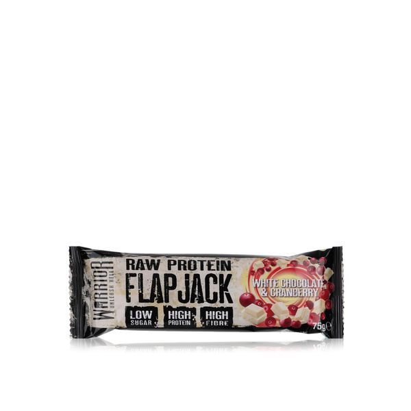 اشتري Warrior raw protein white chocolate and cranberry bar 75g في الامارات