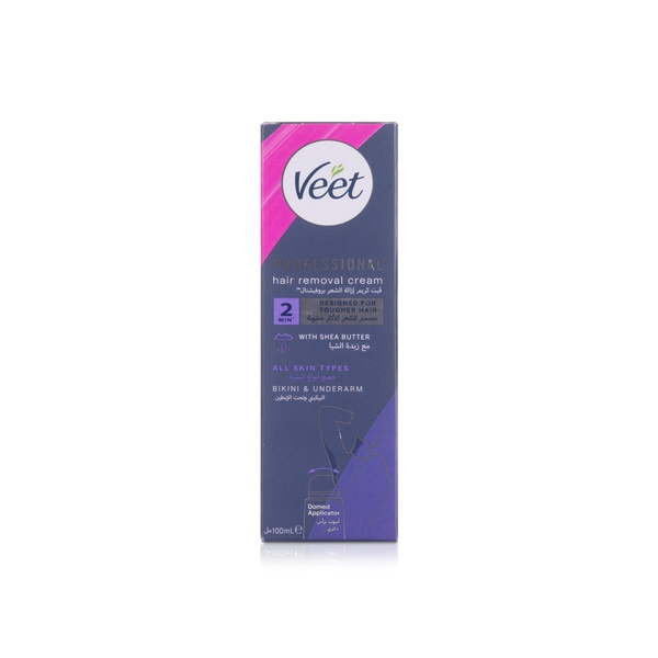 Buy Veet professional hair removal cream bikini and underarm 100ml in UAE