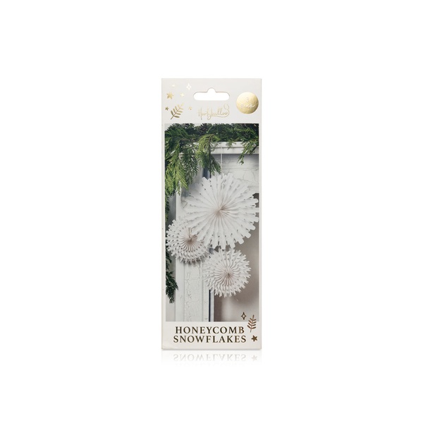 Hootyballoo Snowflakes Honeycomb Decoration 3 Pack