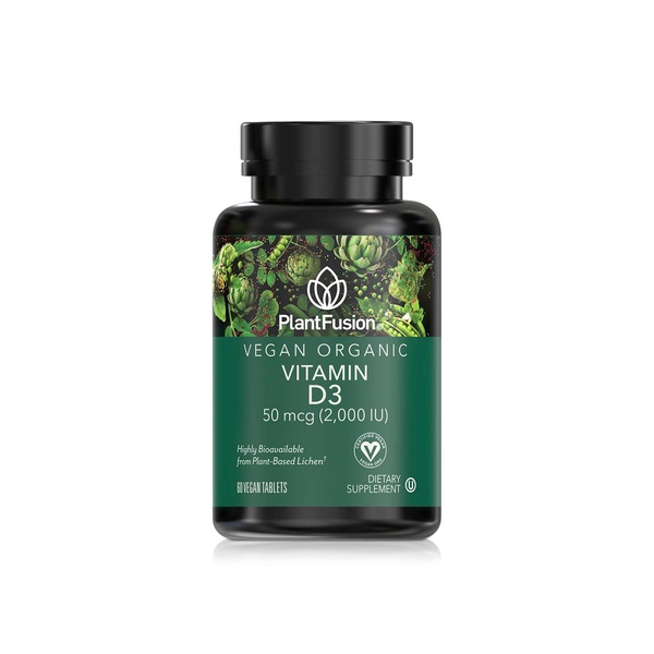 PlantFusion Vegan Vitamin D3 2000 IU Tablets x60