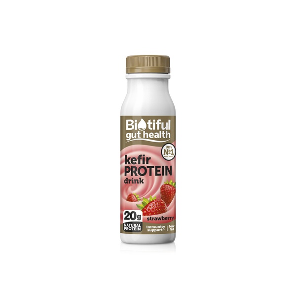 Biotiful Gut Health Strawberry Kefir Protein Drink 330ml