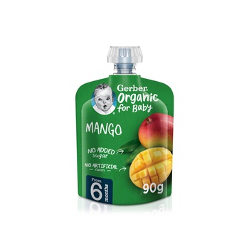Gerber Organic Mango Puree 6+ Months 90g