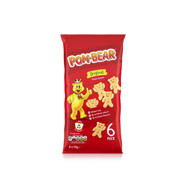 Pom-Bear Original Potato Snacks 6 x 13g