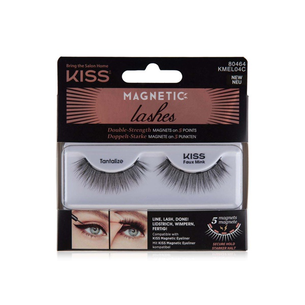 Buy Kiss tantalize magnetic lashes in UAE