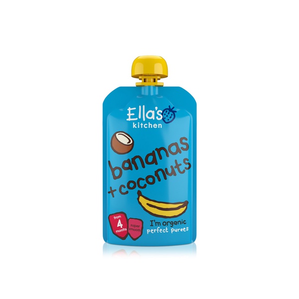 Ella's Kitchen Banana and Coconut Organic Puree 4+ Months 120g