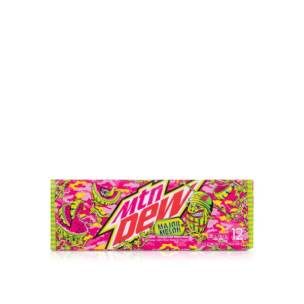 Mountain Dew Major Melon Watermelon 355ml 12 Cans