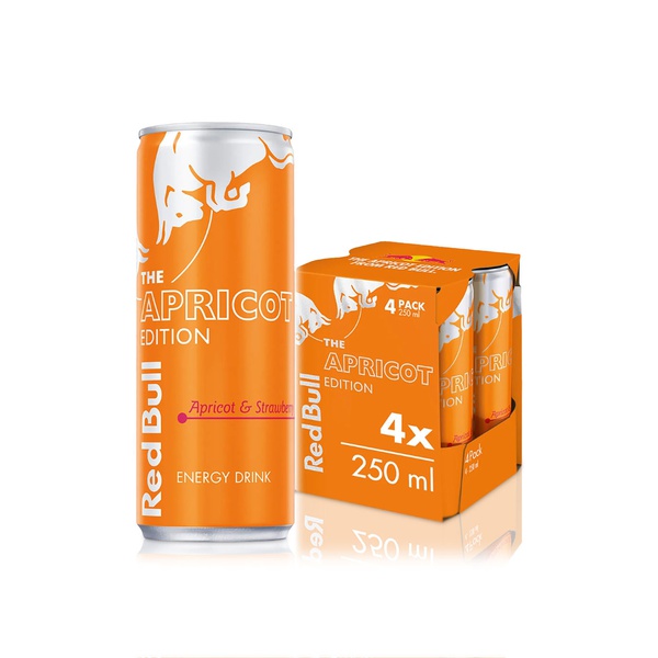 Redbull Summer Edition Apricot-Strawberry Energy Drink 250ml x 4