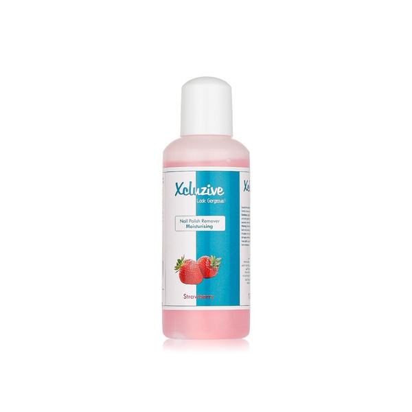 Buy Xcluzive moisturising nail polish remover strawberry 120ml in UAE