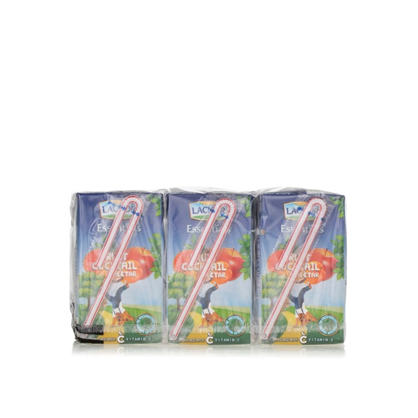 Buy Lacnor Essentials fruit cocktail nectar 125ml in UAE