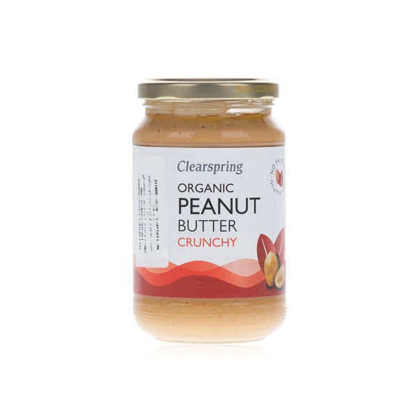 اشتري Clearspring organic peanut butter crunchy 350g في الامارات