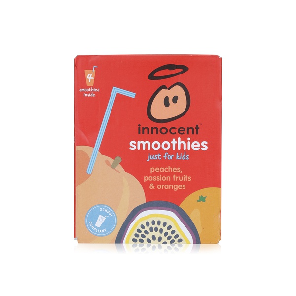 Innocent Peach & Passion Fruit Smoothie 150ml x 4