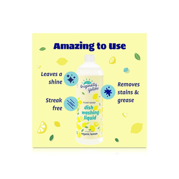 Originally Yellow Lemon Dishwashing Liquid 470ml