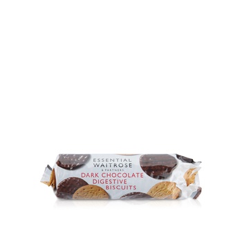 Waitrose Essential Dark Chocolate Digestive Biscuits 300g
