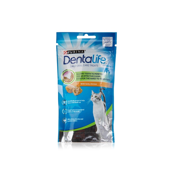 اشتري Purina DentaLife cat dental chew with chicken 40g في الامارات