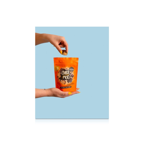 Over the Moo Frozen Rich Dark Chocolate Covered Caramel Ice Cream Bites 8S