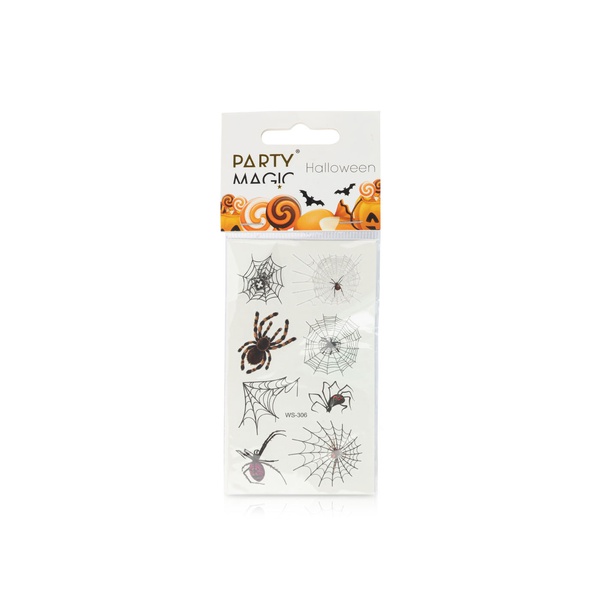 Party Magic Halloween Tattoo Stickers 6x10.5cm