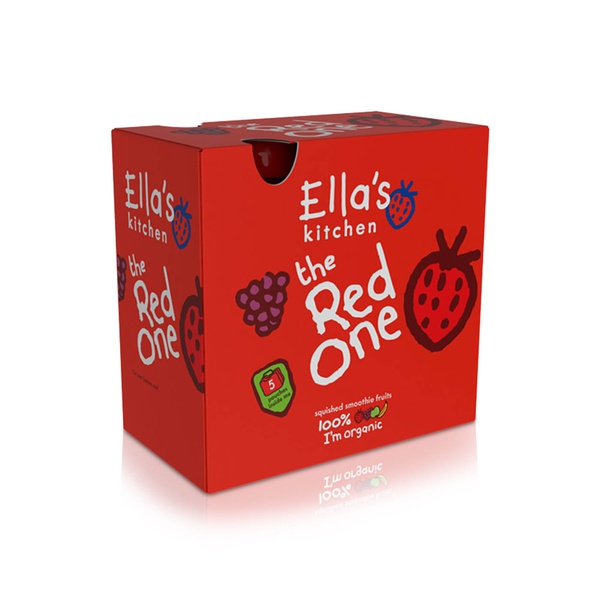 Buy Ellas Kitchen organic The Red One fruit smoothie 6+ months 450g in UAE