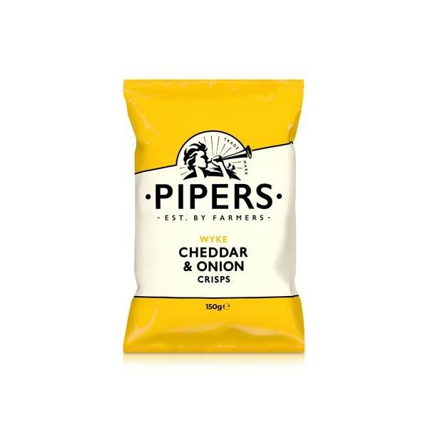 Pipers Wyke Cheddar & Onion Crisps 150g