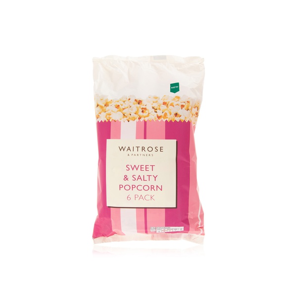 Waitrose Sweet & Salty Popcorn 6 x 14g