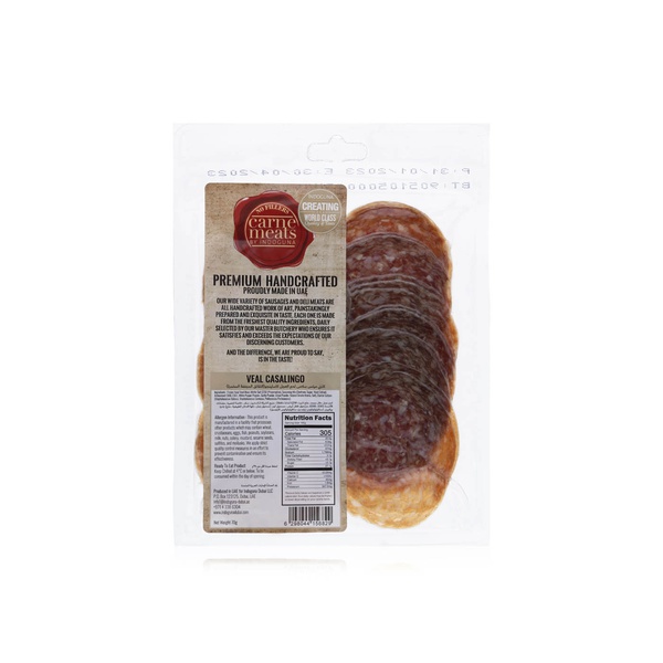 Carne Meats Sliced Veal Salami 70g