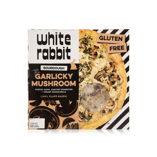 White Rabbit Frozen Garlic Mushroom Pizza 350G