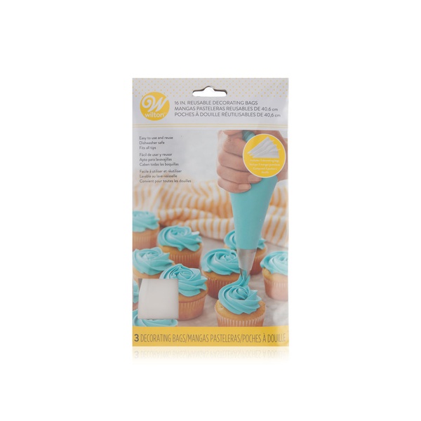 Wilton reusable decorating bags 16" 3s Spinneys UAE