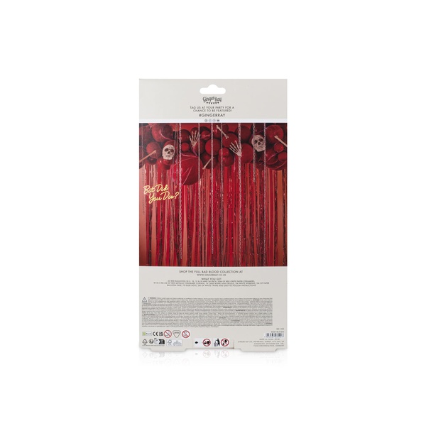 Ginger Ray Red Halloween Balloon Arch