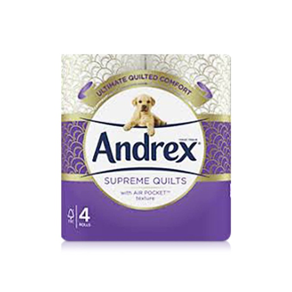 اشتري Andrex supreme quilted toilet rolls 4 rolls في الامارات