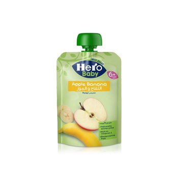 Hero Baby Apple Banana Puree 6m+ 100g