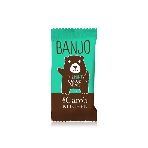The Carob Kitchen Banjo Carob Bear Mint Bar 15g