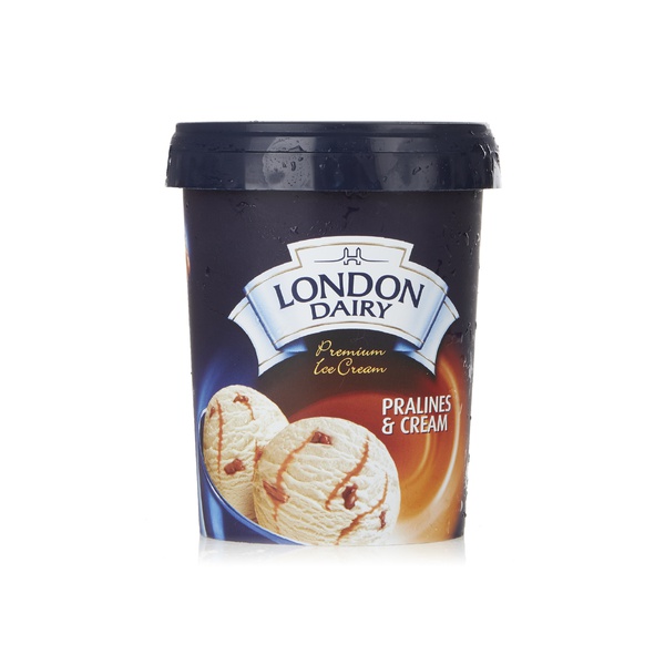 Buy London Dairy praline & cream ice cream 500ml in UAE