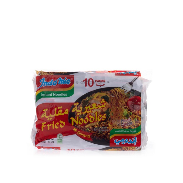 Buy Indomie Mi Goreng fried instant noodles 10x80g in UAE
