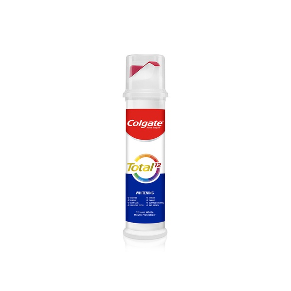 Colgate Total Whitening Fluoride Toothpaste Pump 100ml