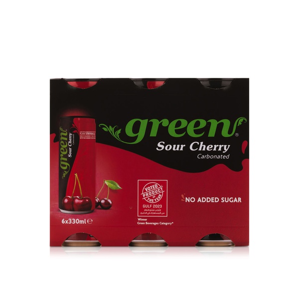 Green Cola Sour Cherry 330ml 6 Pack